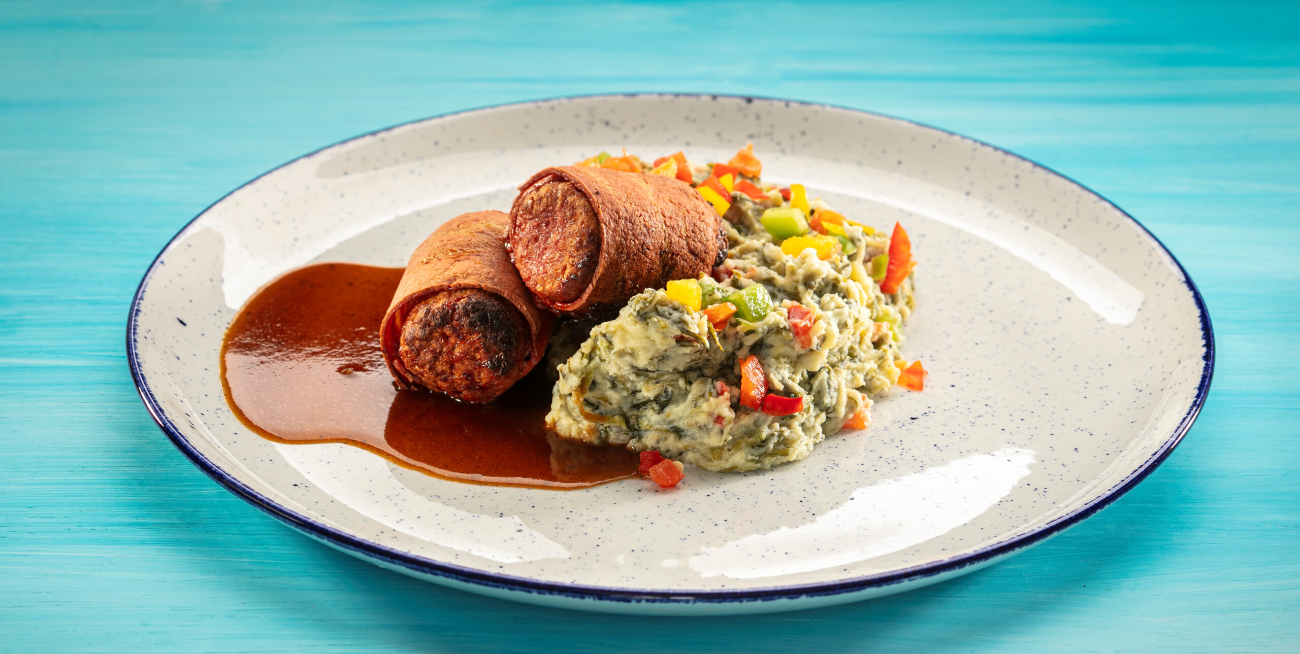 Andijviestamppot met slavink