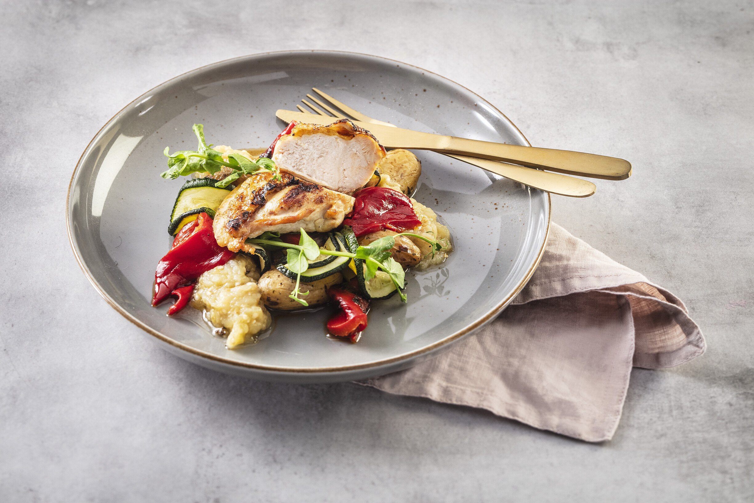 Kip met citroen uit de oven