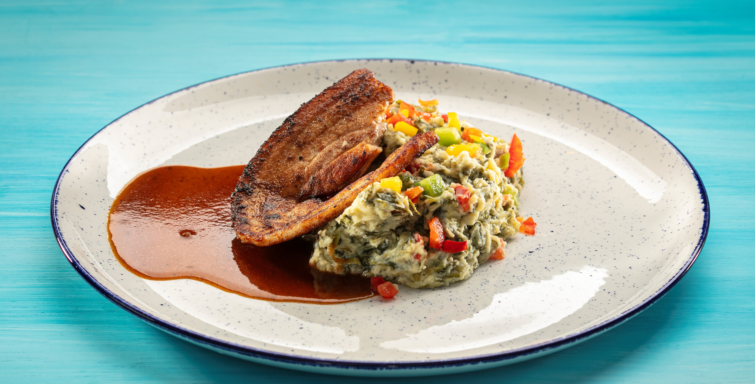 Andijviestamppot met speklap