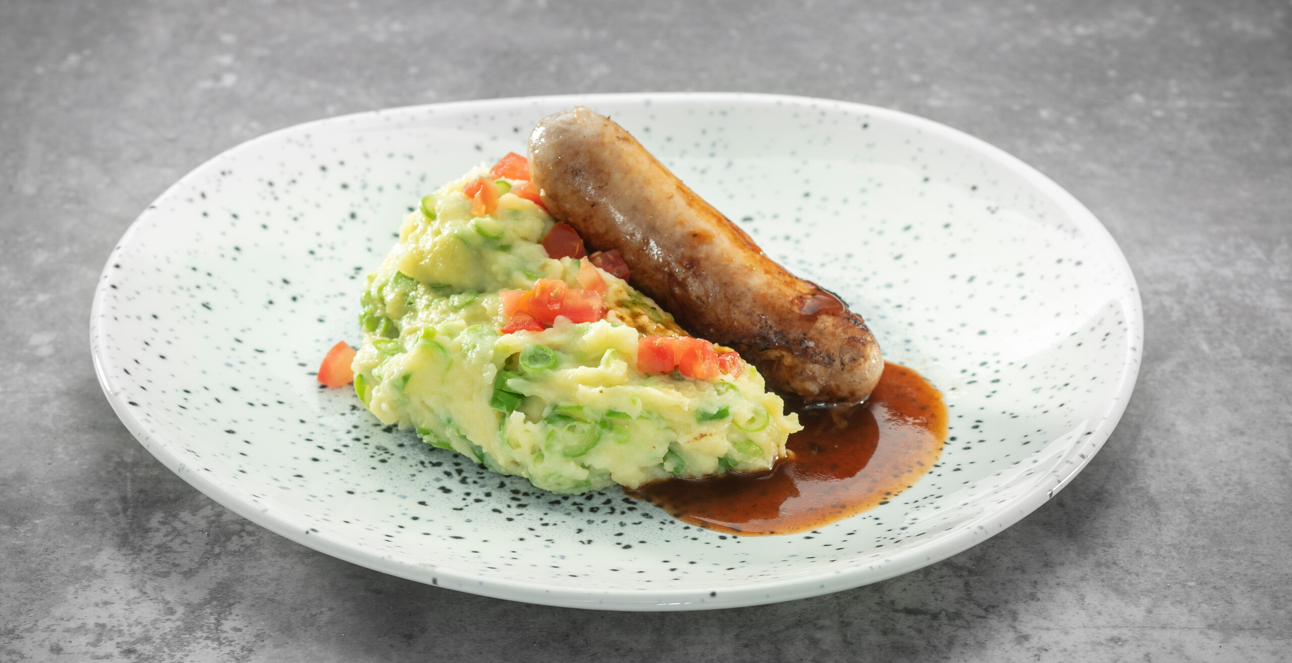 Stamppot snijbonen met saucijs