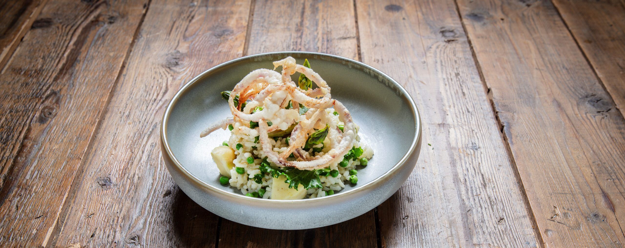 Risotto groene groenten