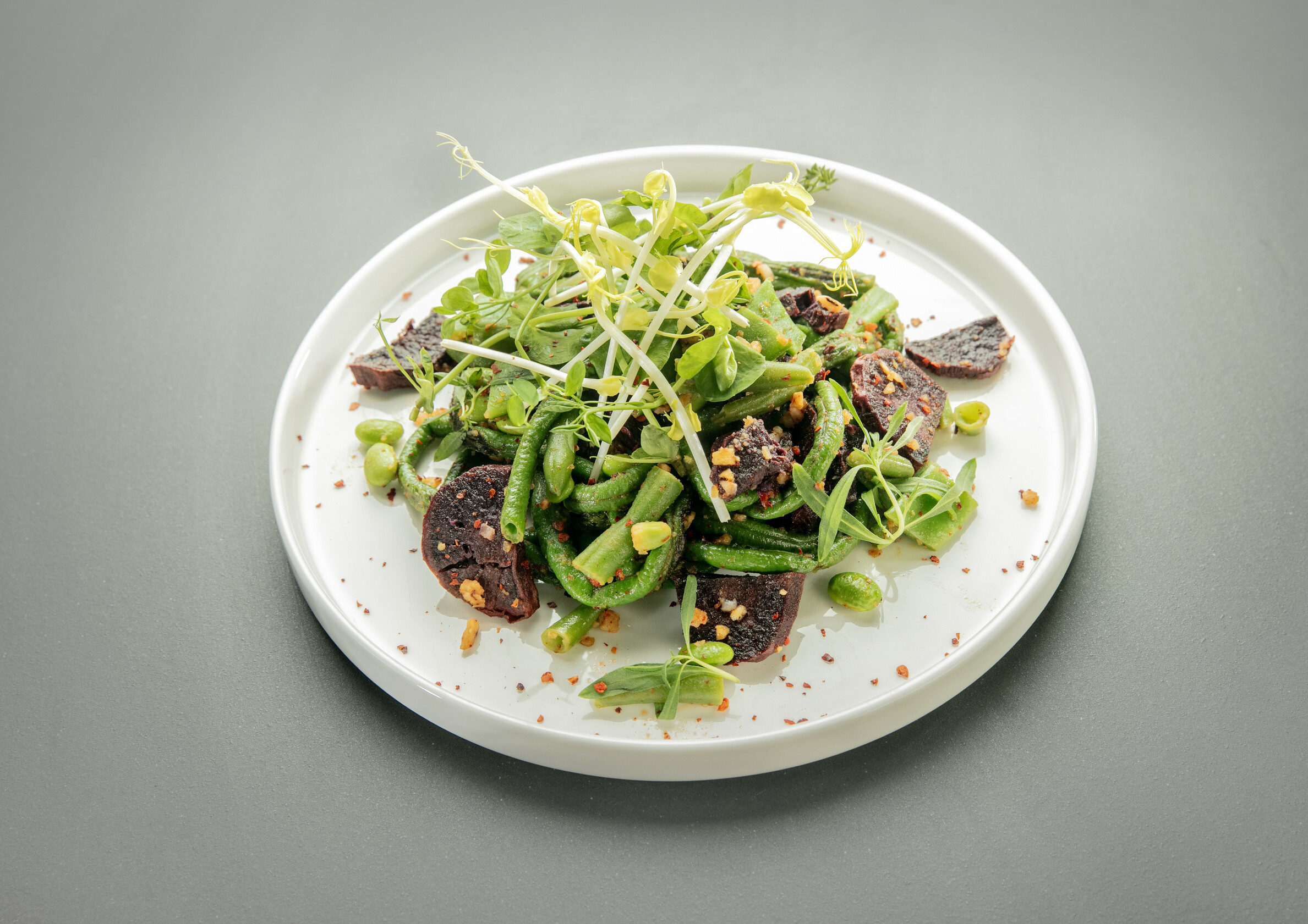 Maaltijdsalade van boontjes