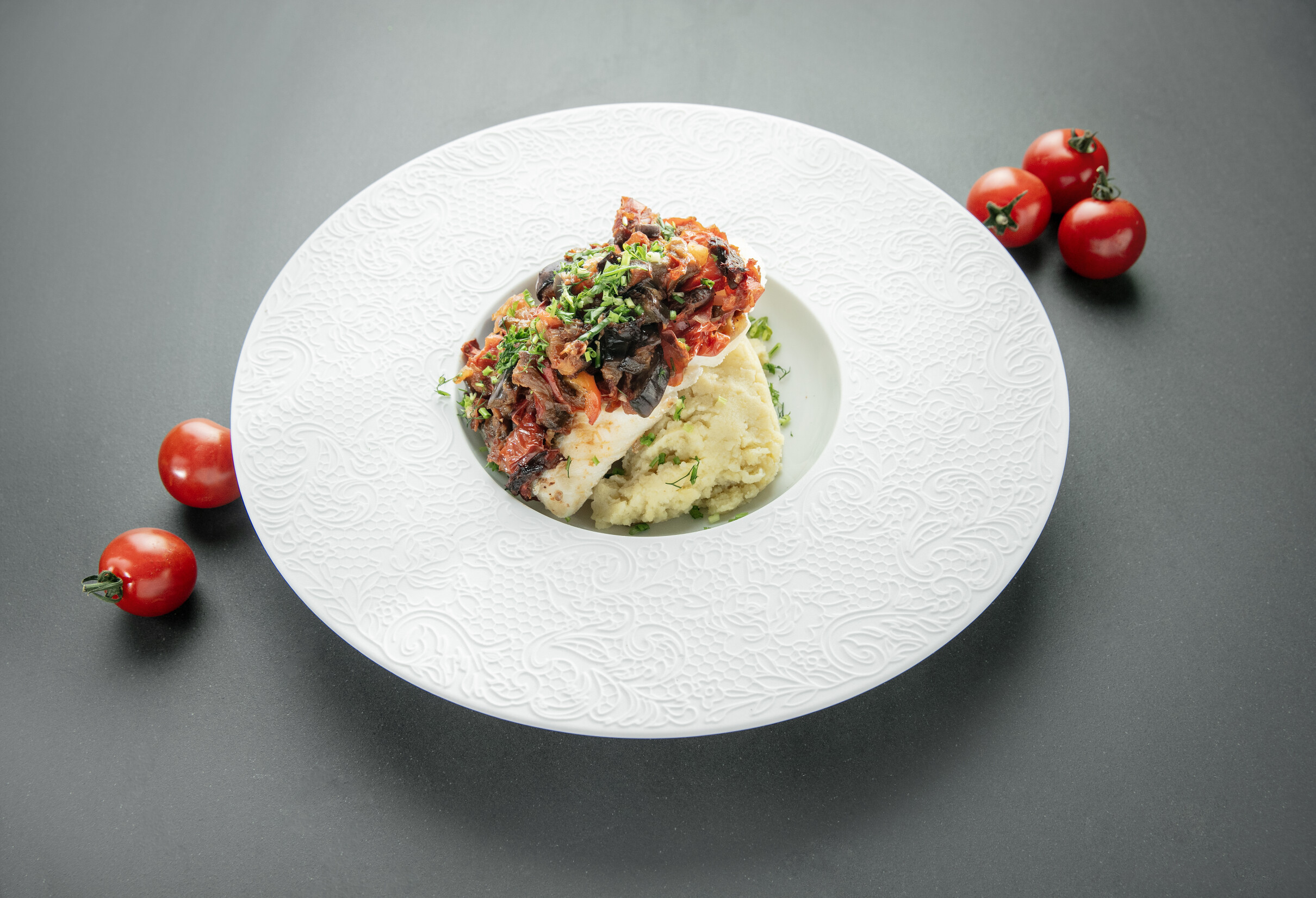 Kabeljauw met Samfaina