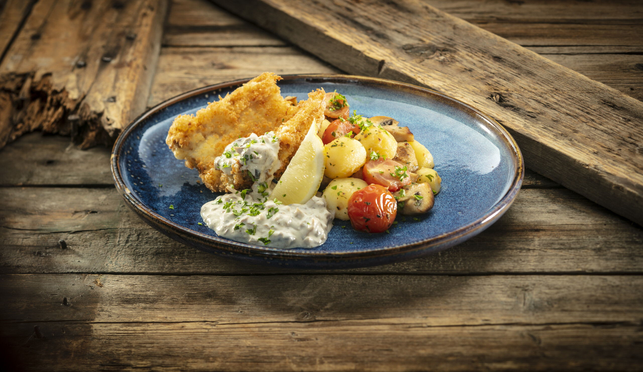 Koningszwam schnitzel