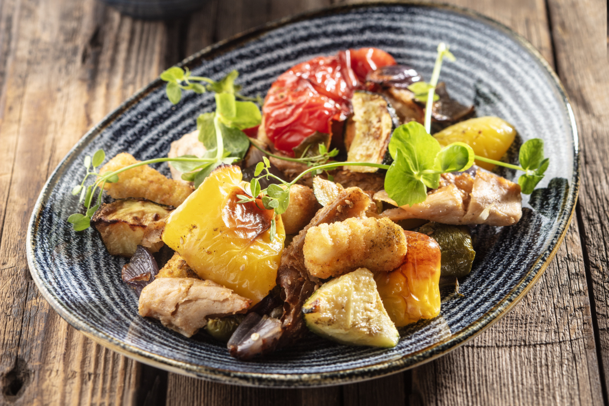 Traybake met joppiesaus