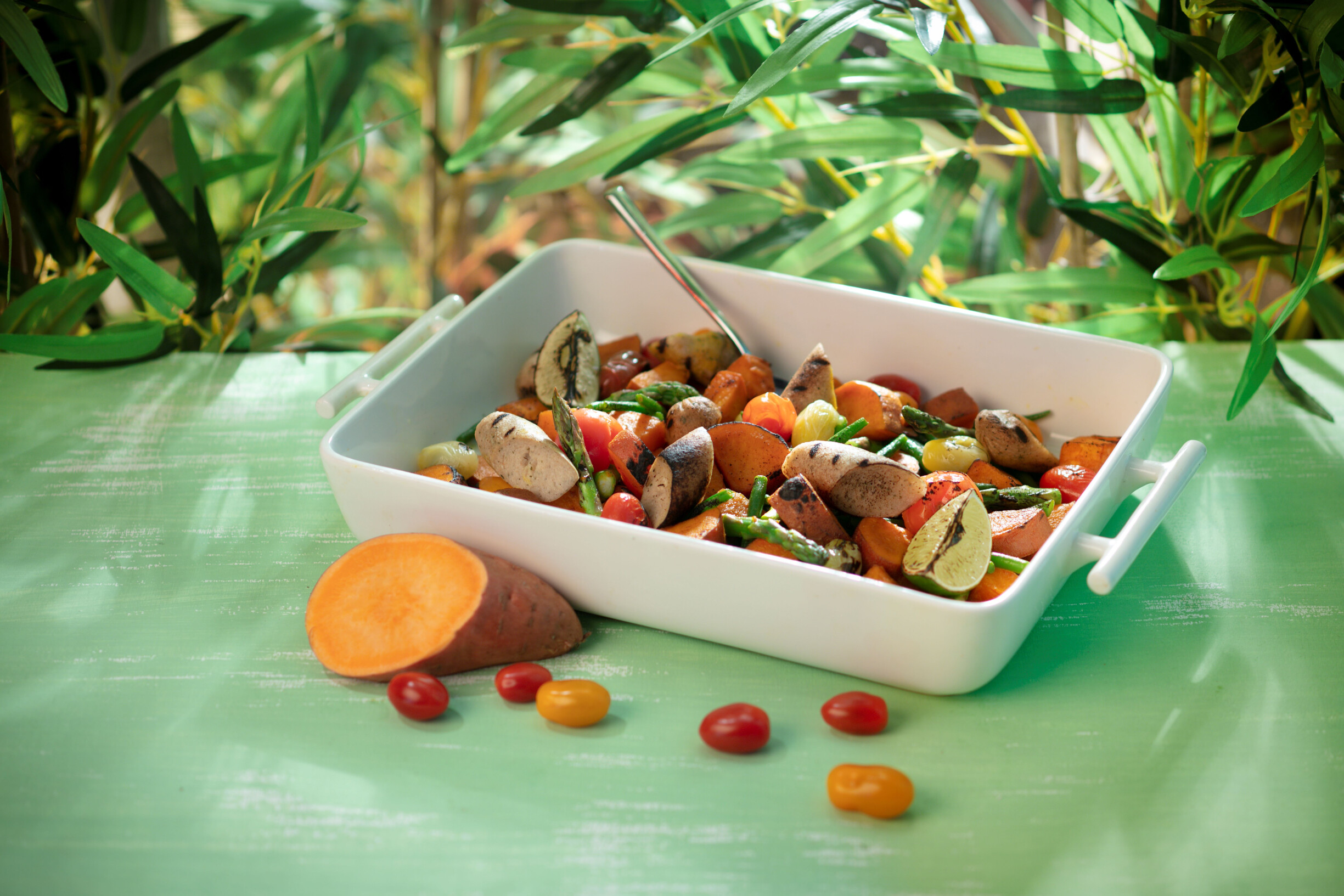 Traybake zoete aardappel