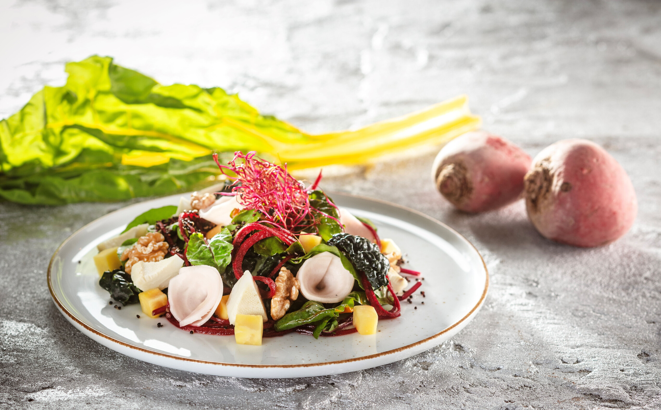Wintersalade met ingelegde biet