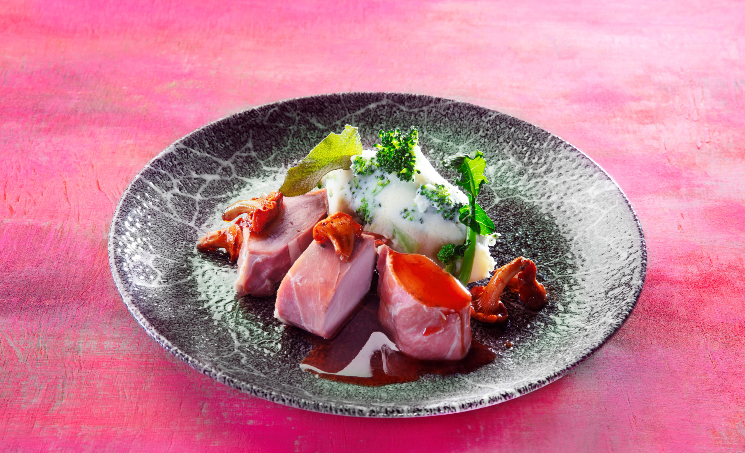 Saltimbocca met broccoli stamppot