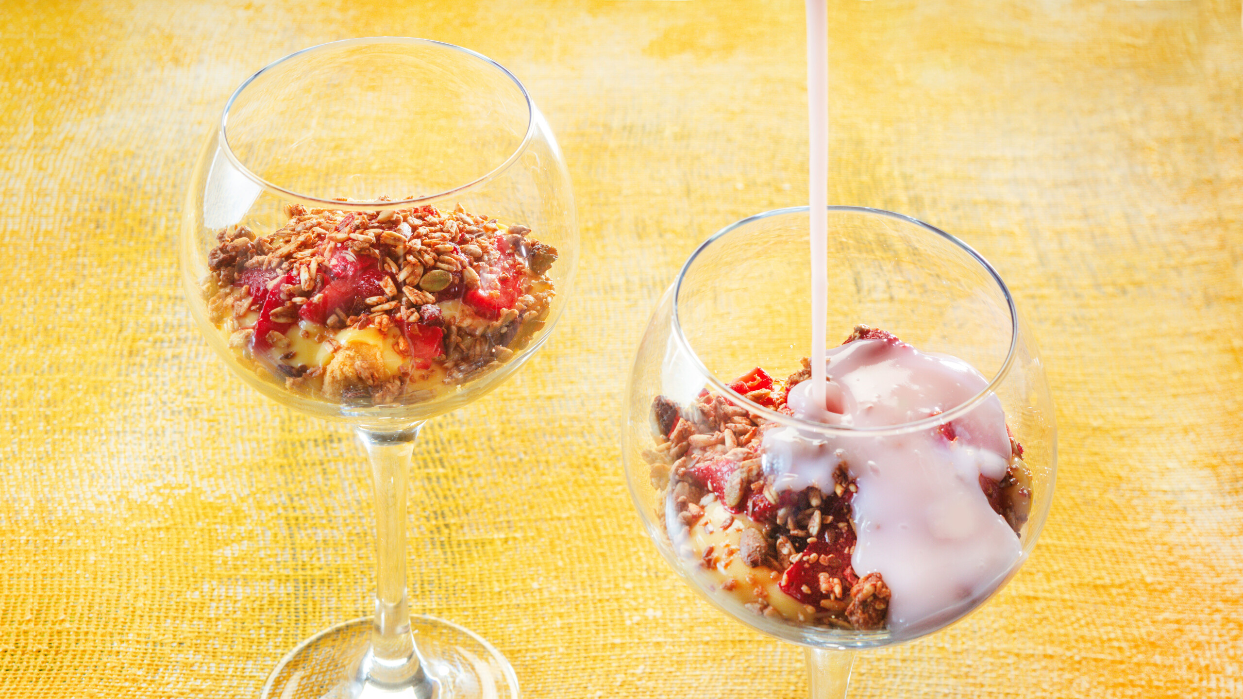 Advocaat aardbei trifle