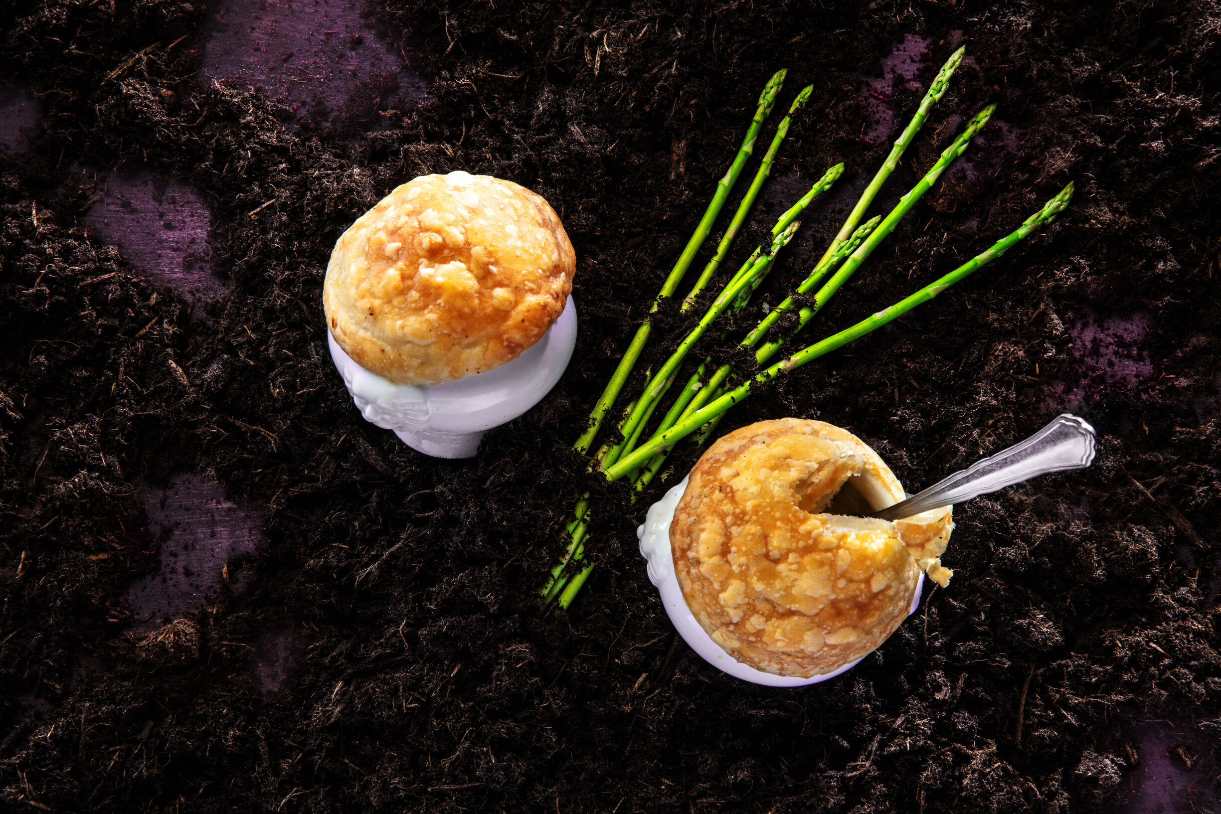 Aspergeragout en croute