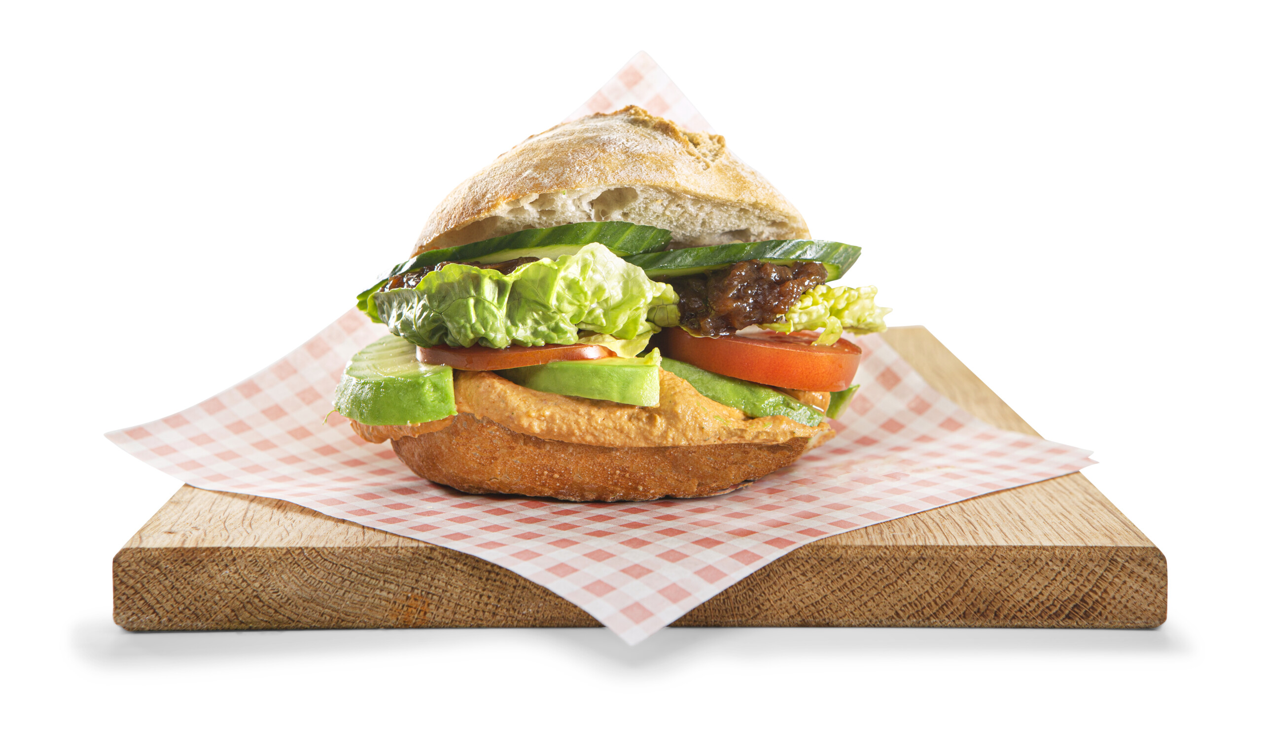 Pain d'antan avocado hummus