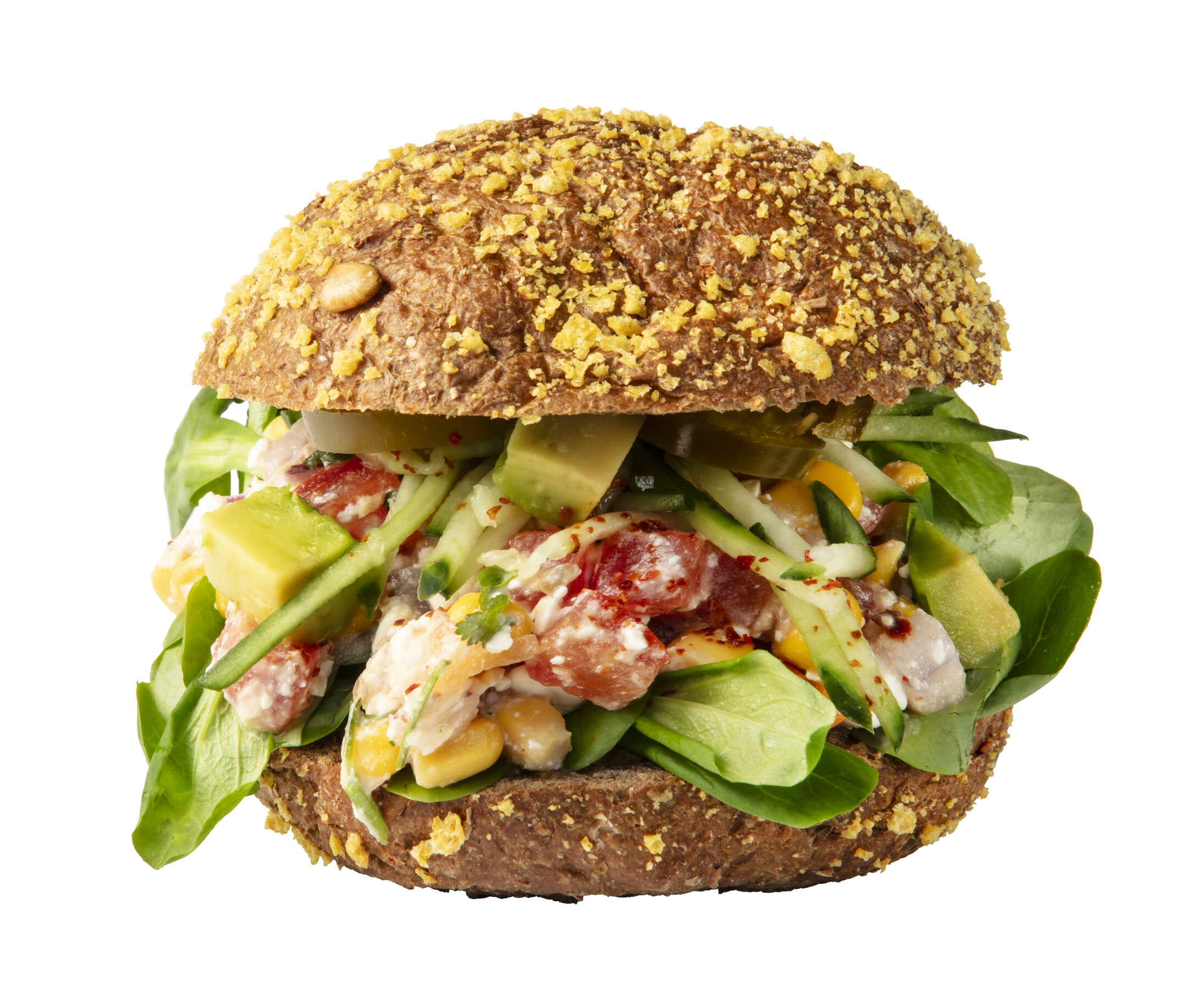 Broodje Mexicaanse Elote salade