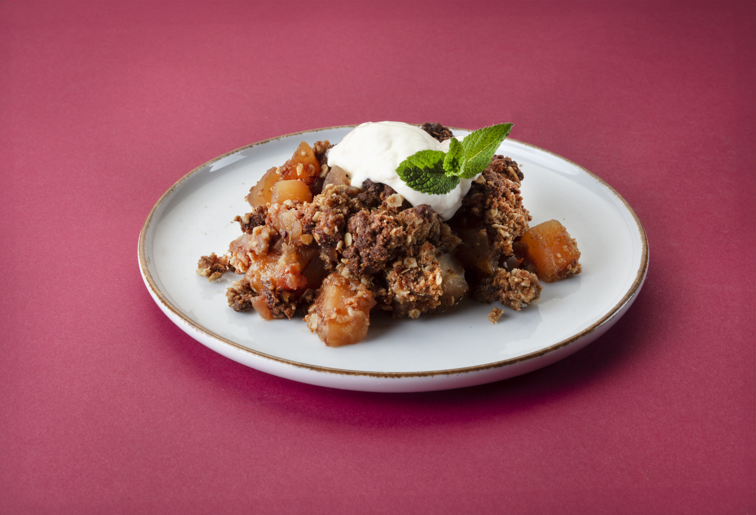 Cassis kaneel oats cobbler