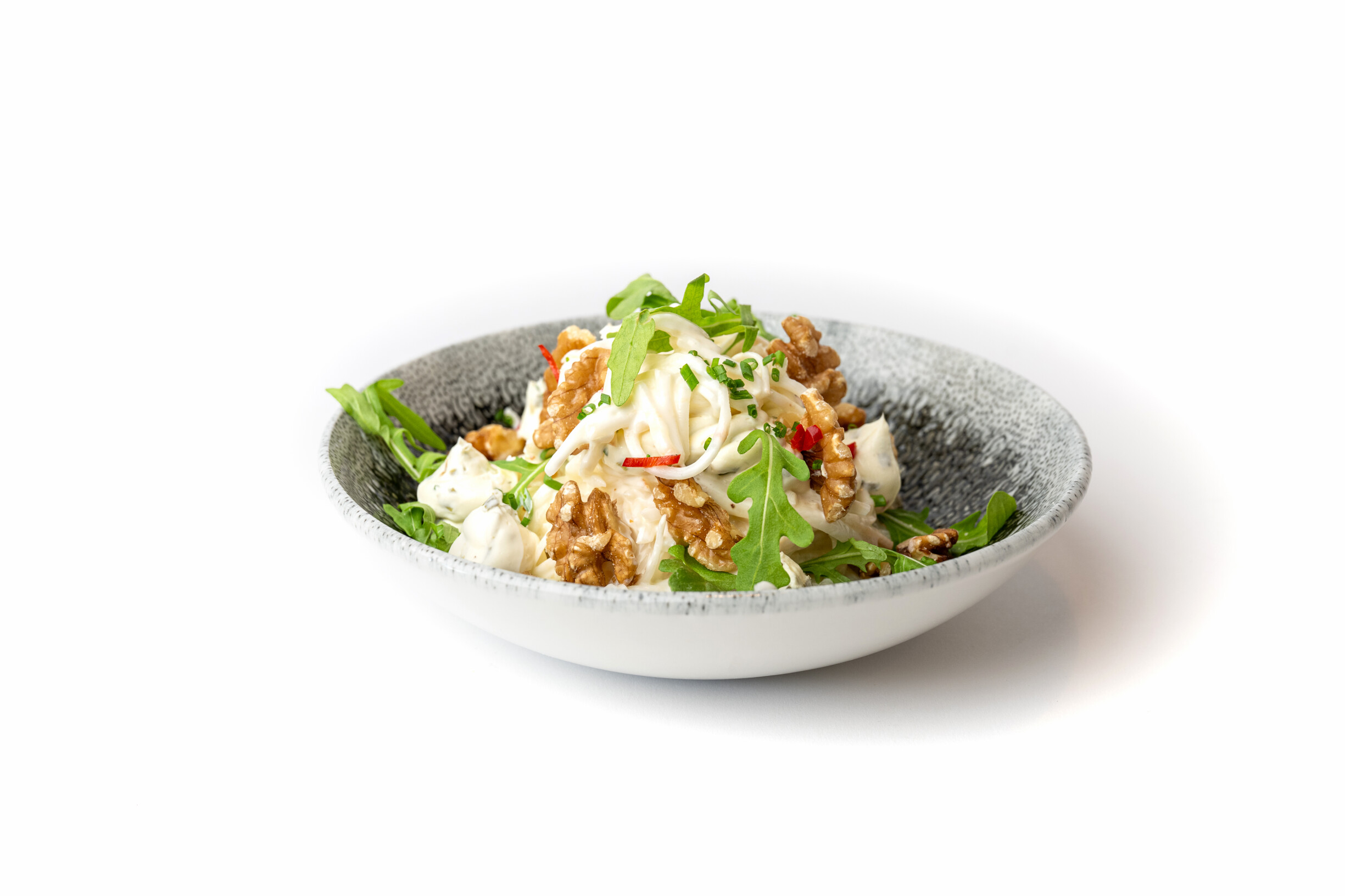 Salade met selderij en roomkaas