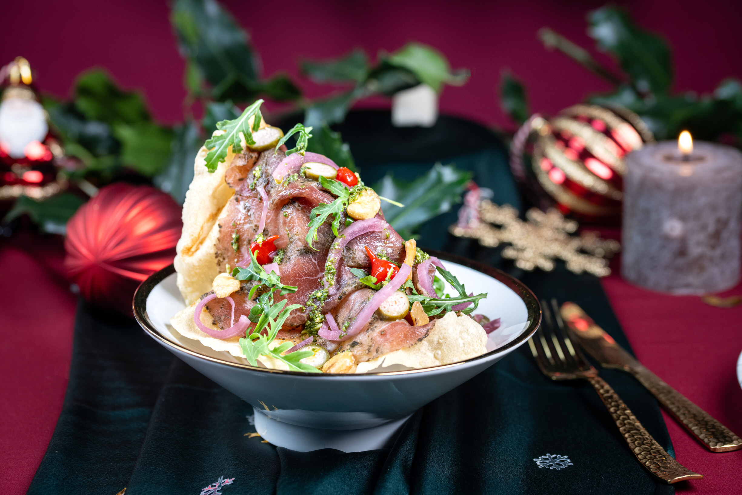 Carpaccio tussen land en zee