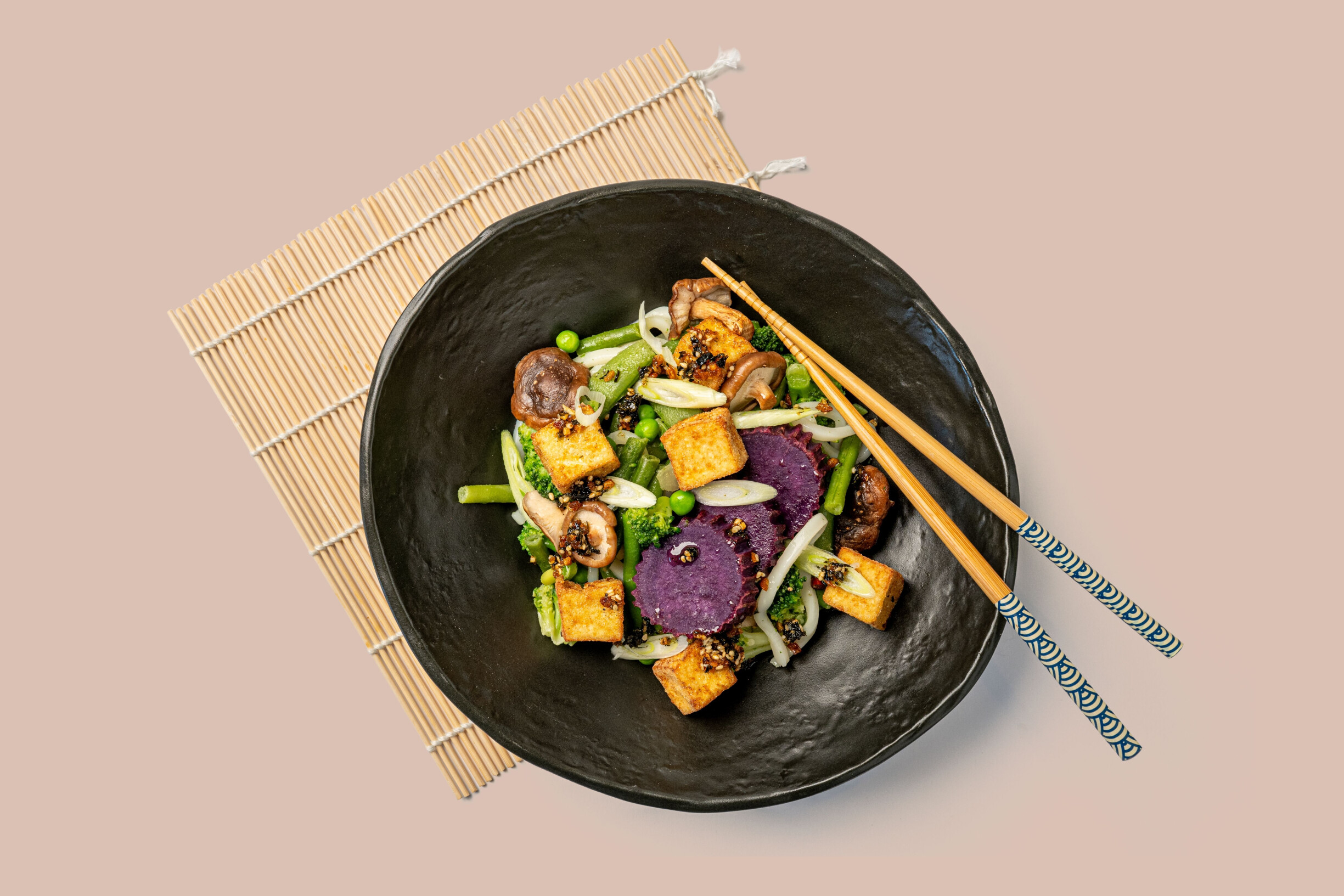 Udon met imo uit Okinawa