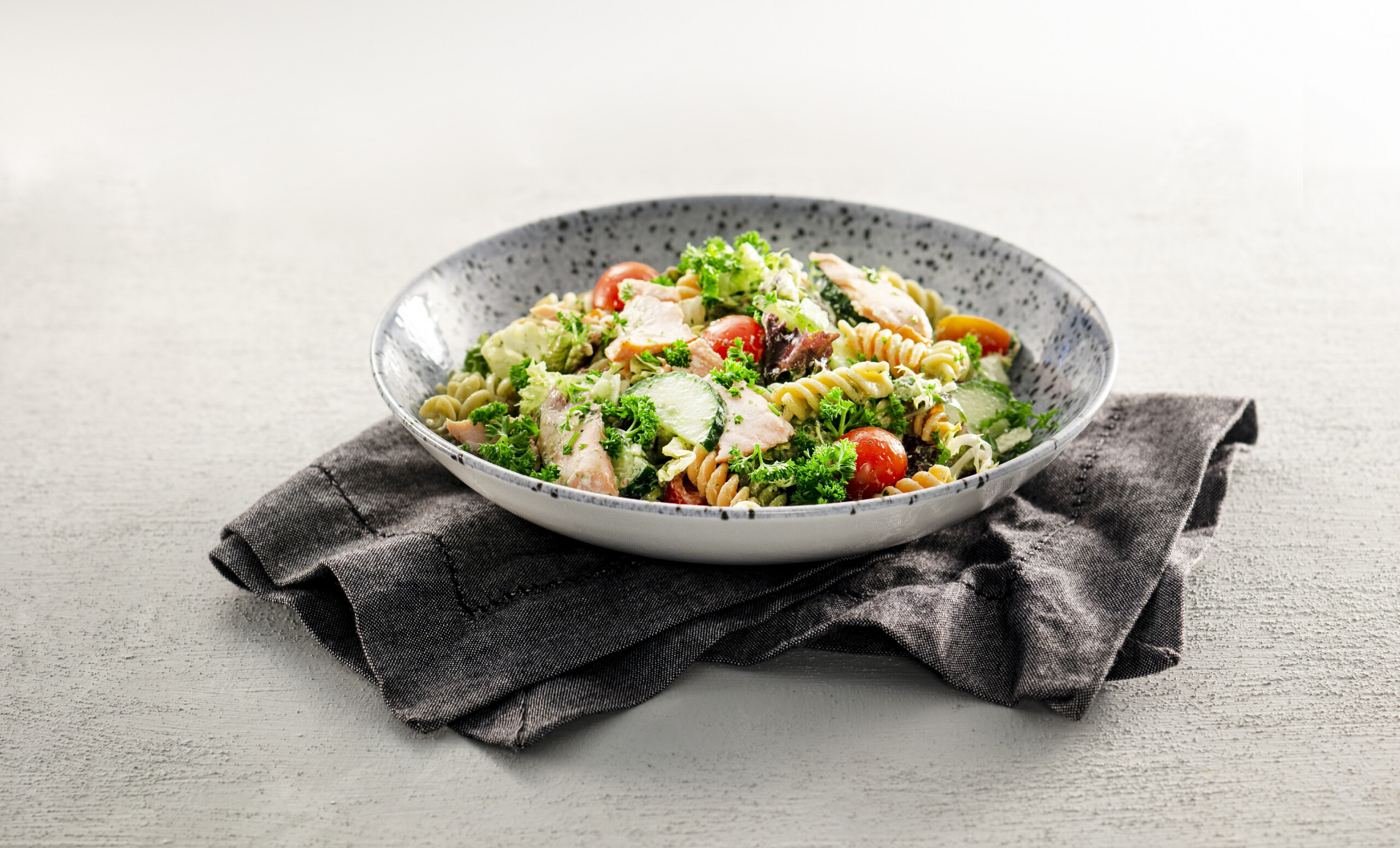 Pastasalade met zalm