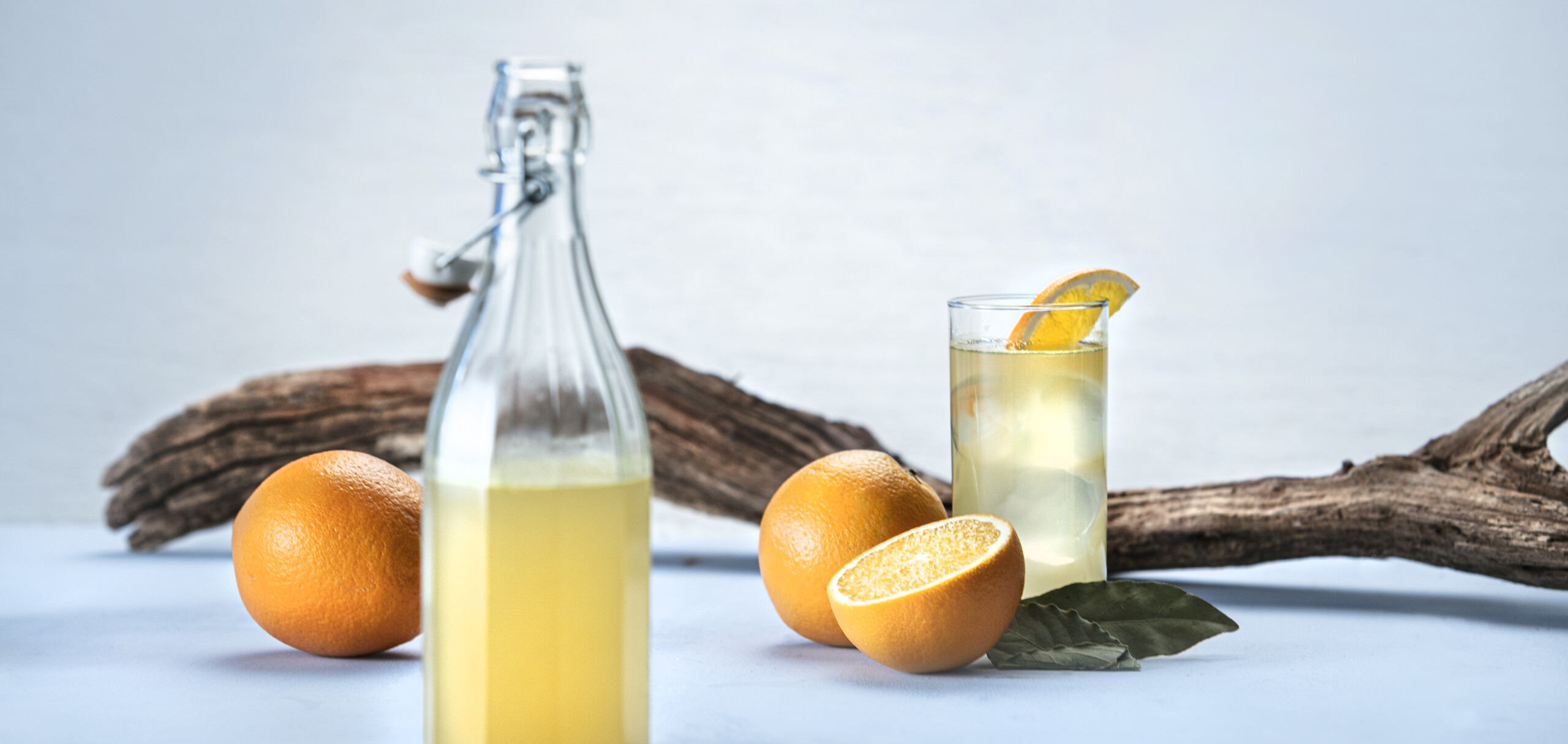 Sinaasappel-citroen limonade