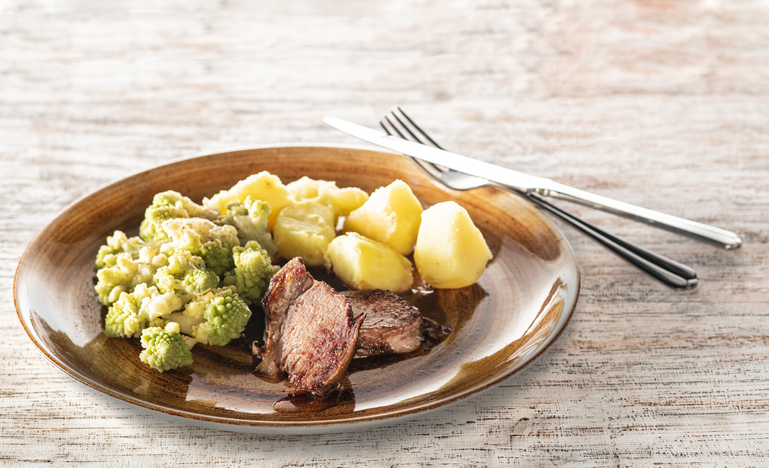 Kalfsrollade met romanesco