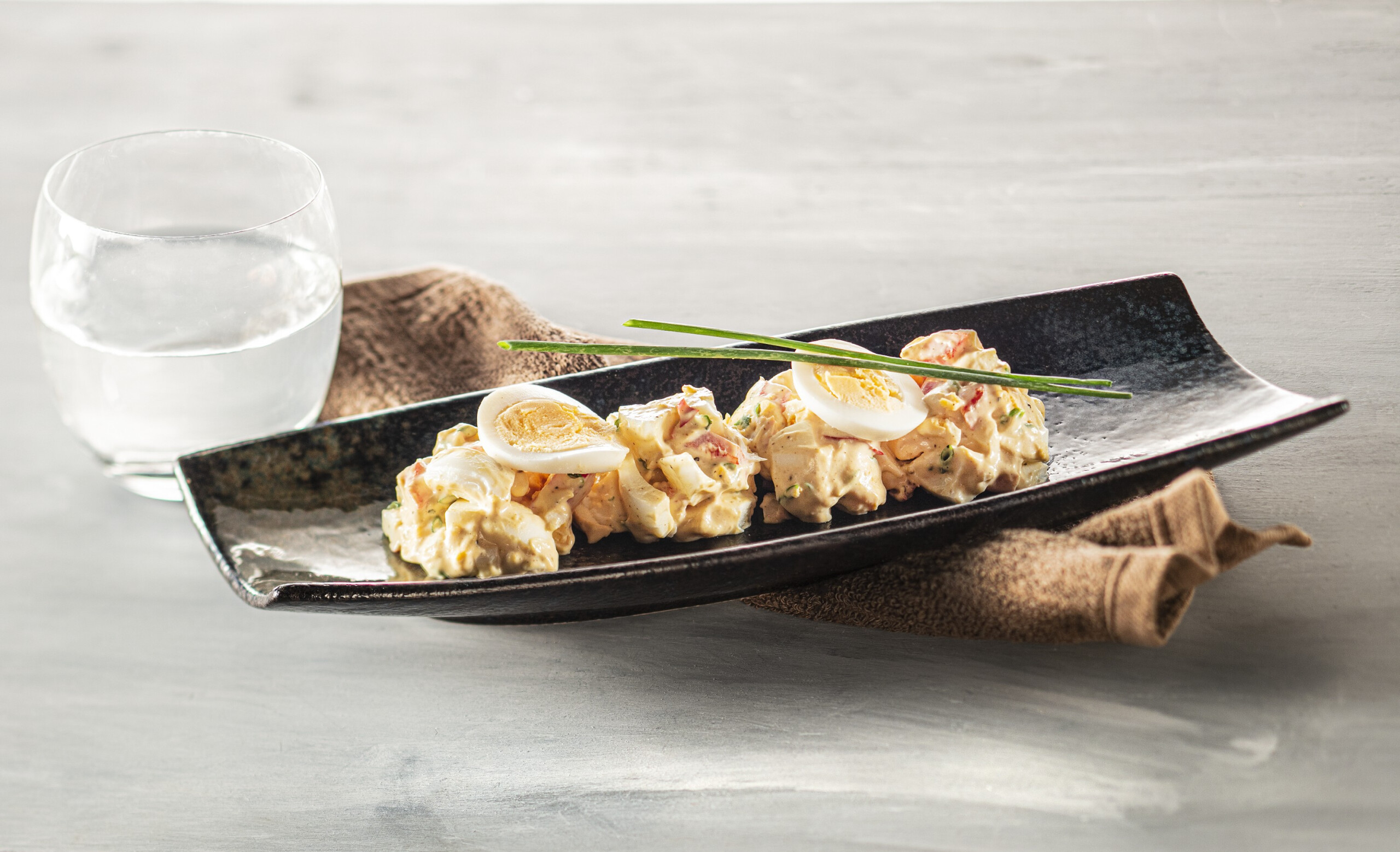 Huisgemaakte eiersalade