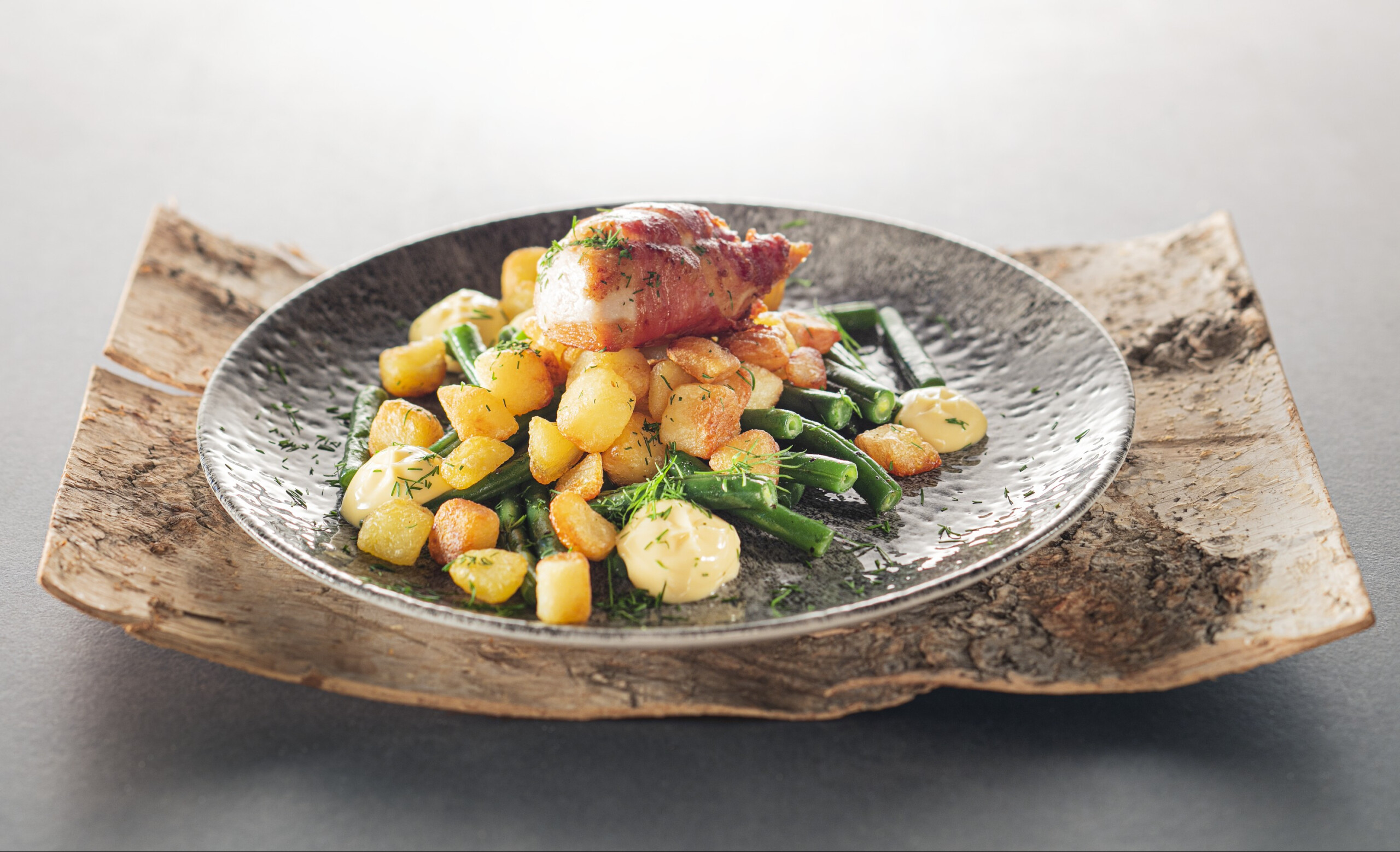 Kipfilet met Parmaham