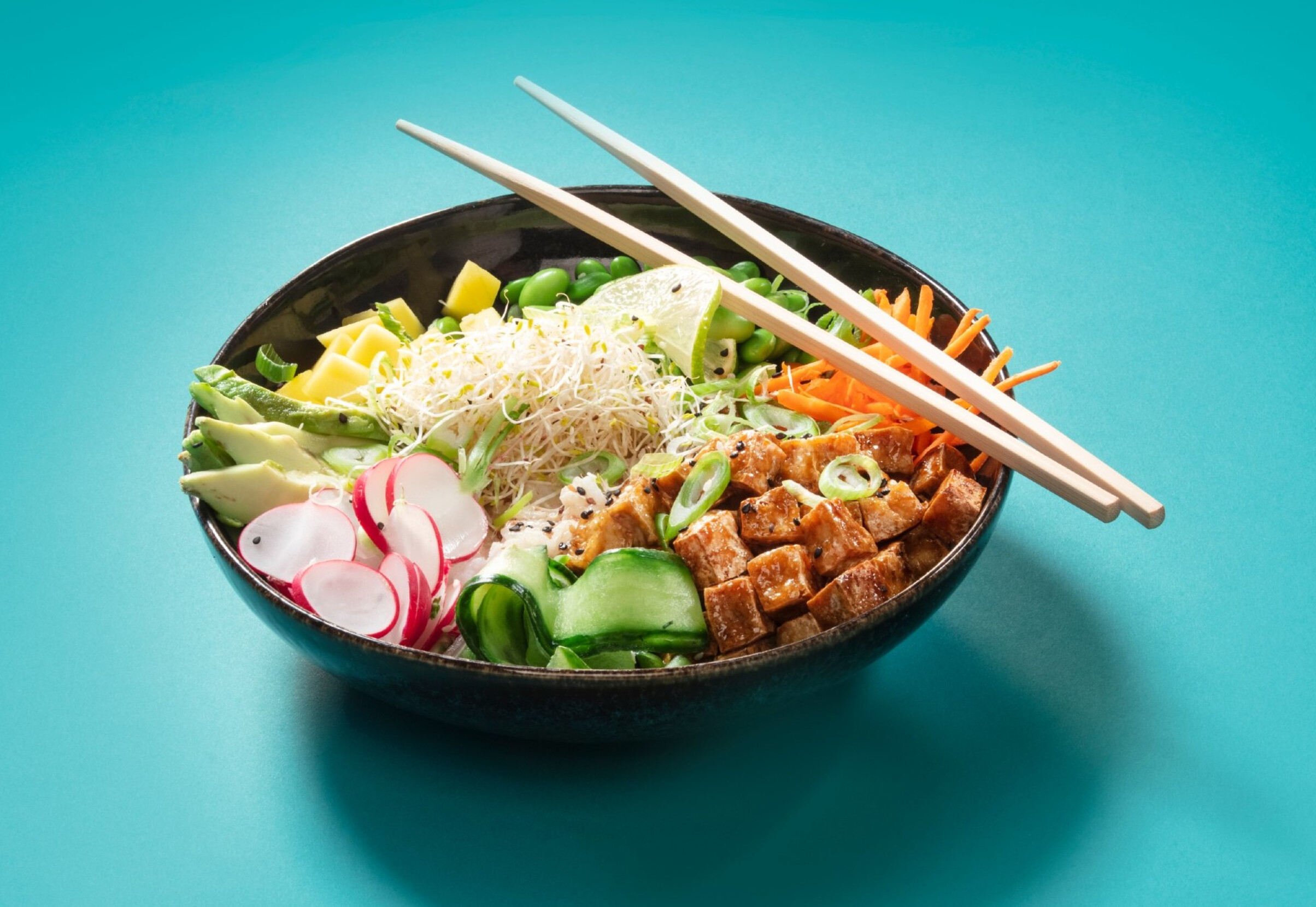 Poké bowl tofu