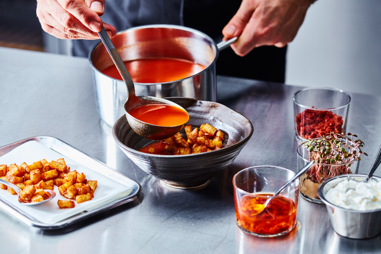 3 x Lekker: Spaanse tomatensoep op 3 manieren