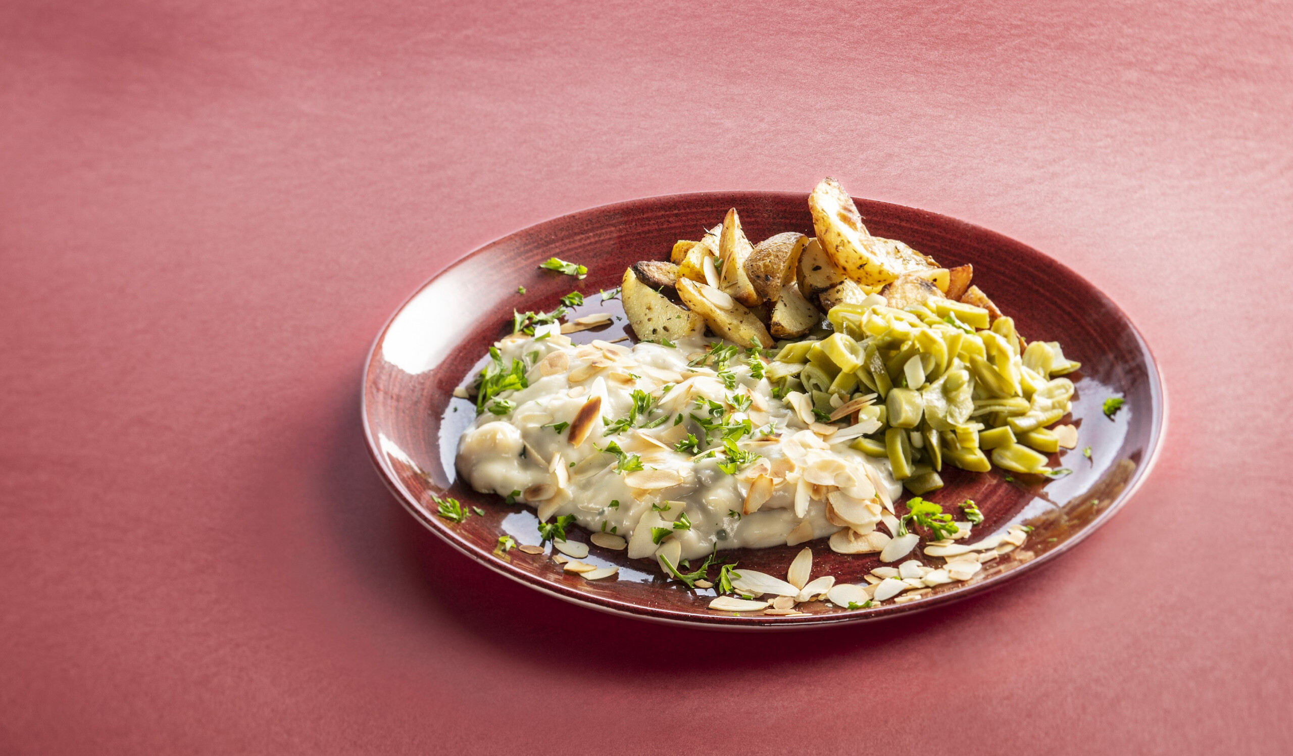 Champignonragout met amandelen