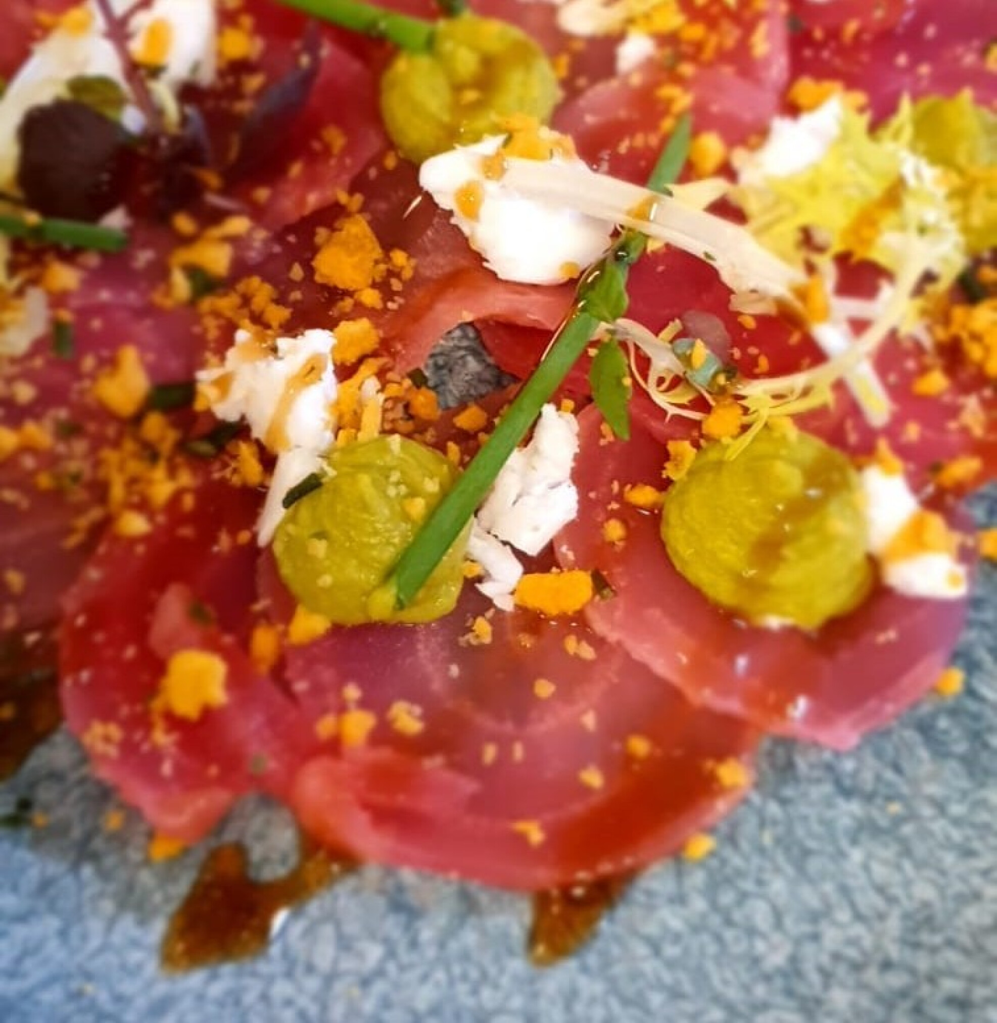 Vegan bietencarpaccio