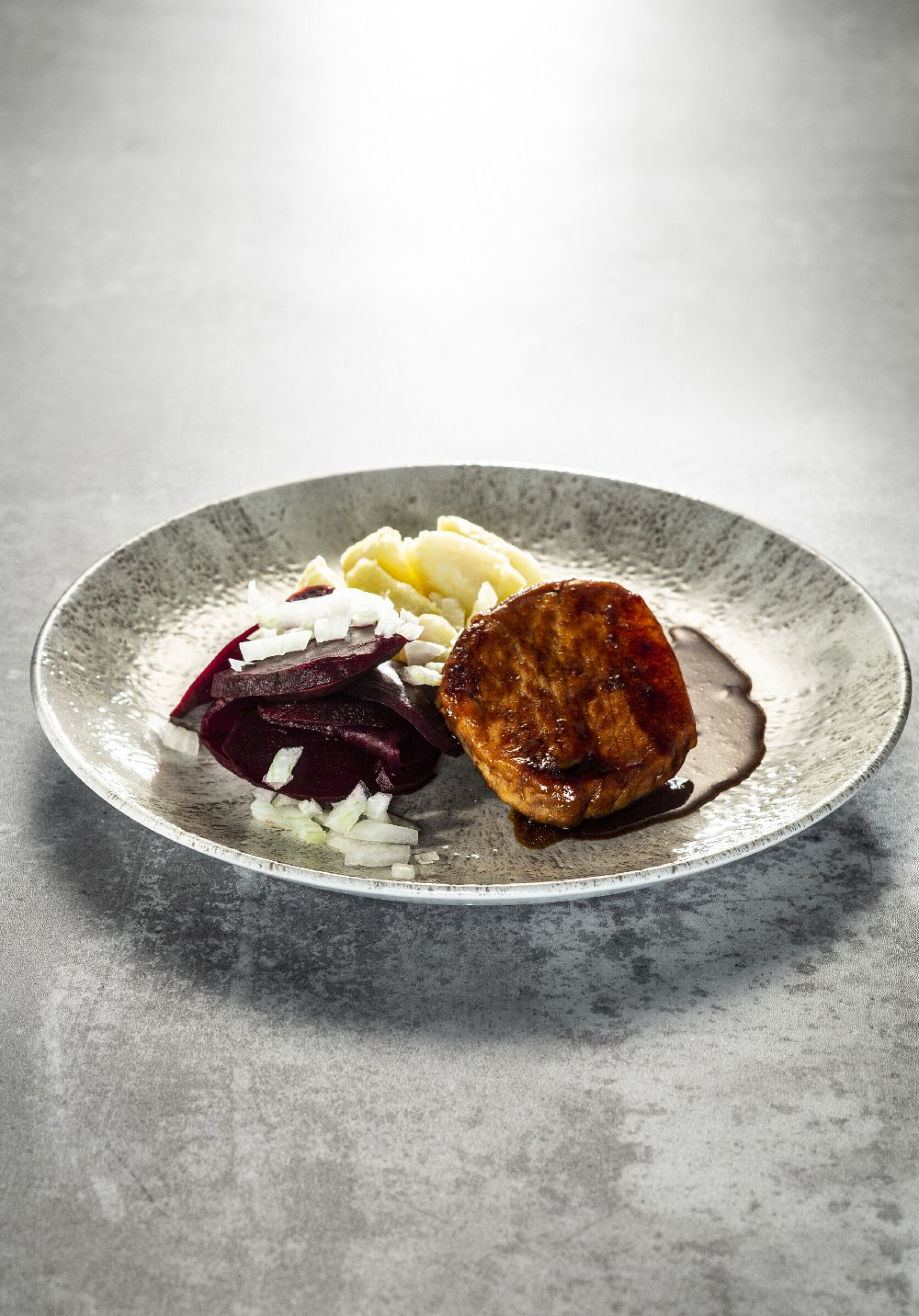 Bietjes met varkensfilet