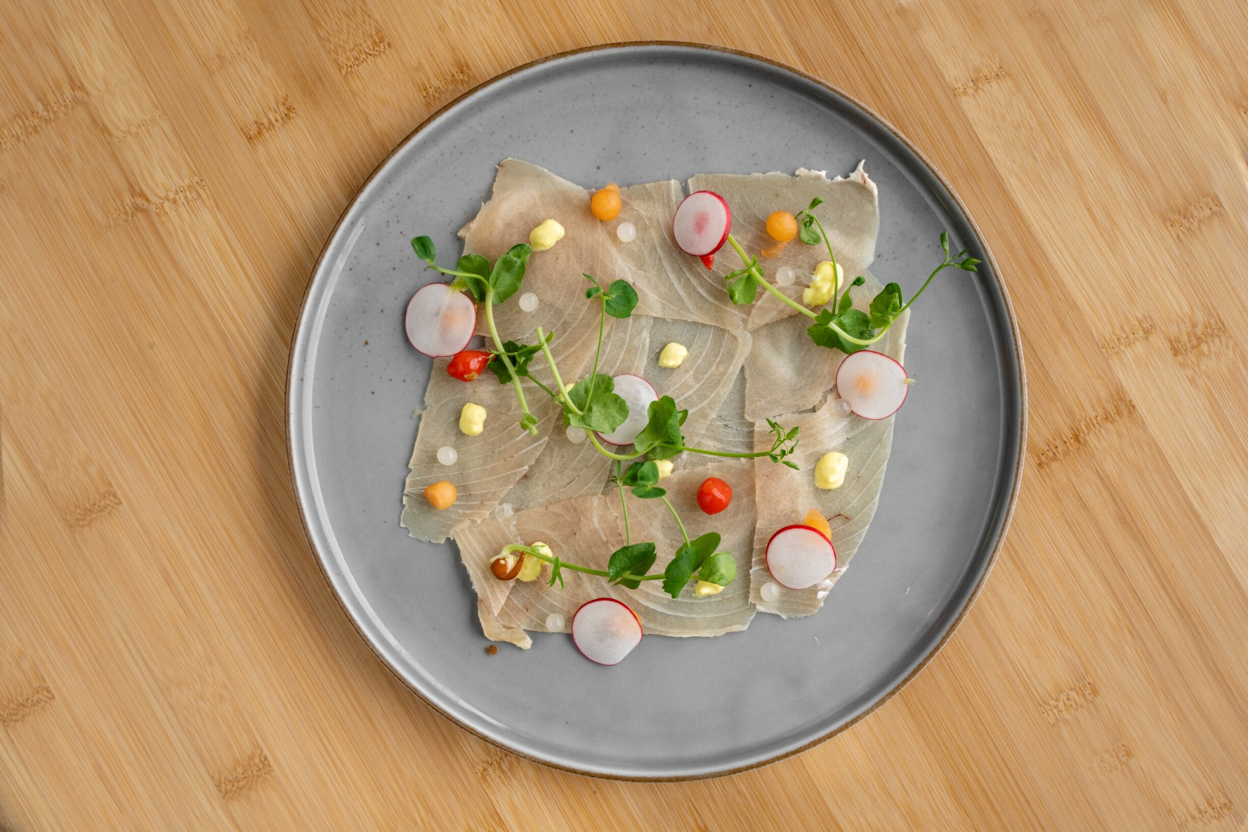 Moonfish carpaccio