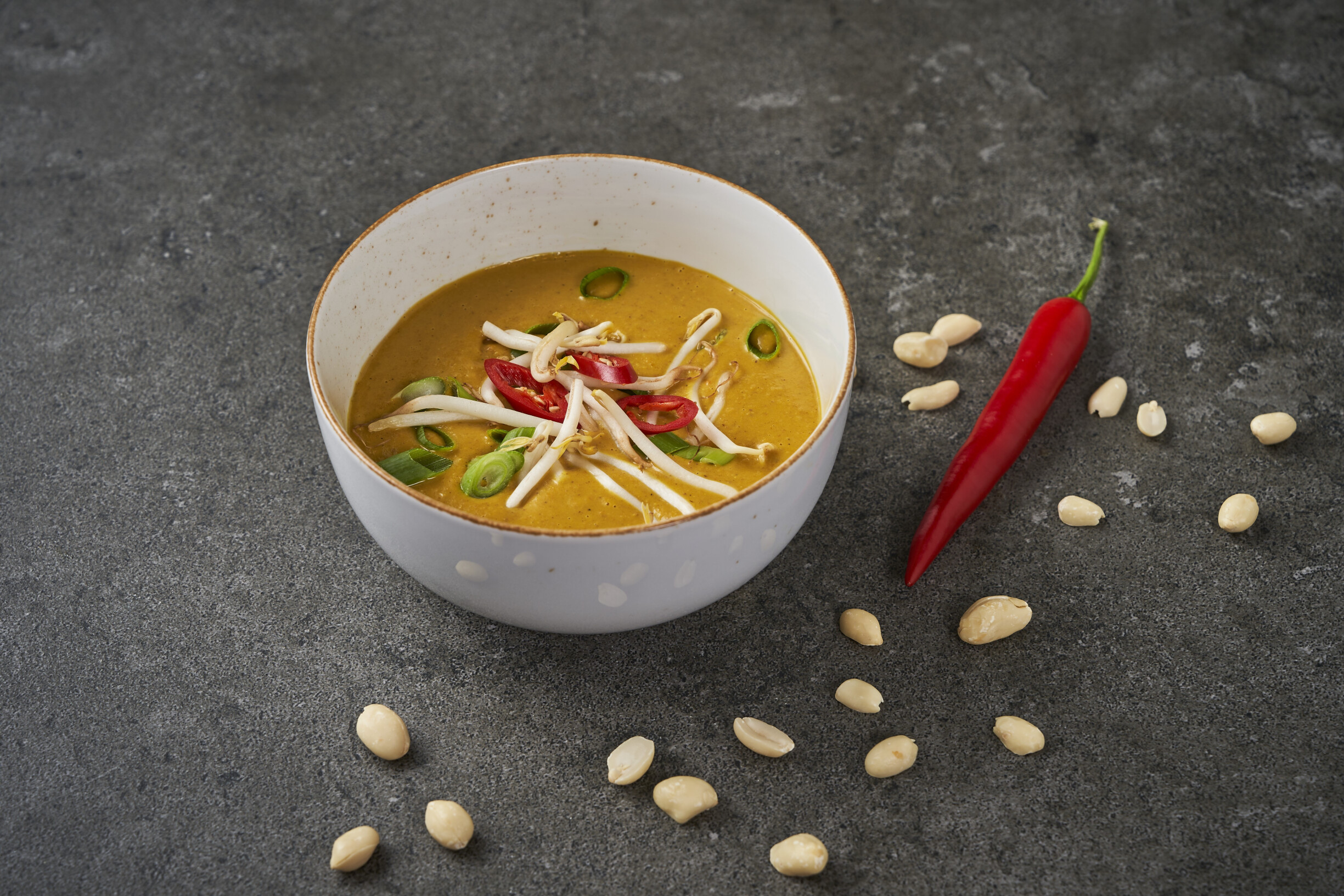 Pompoen curry soep