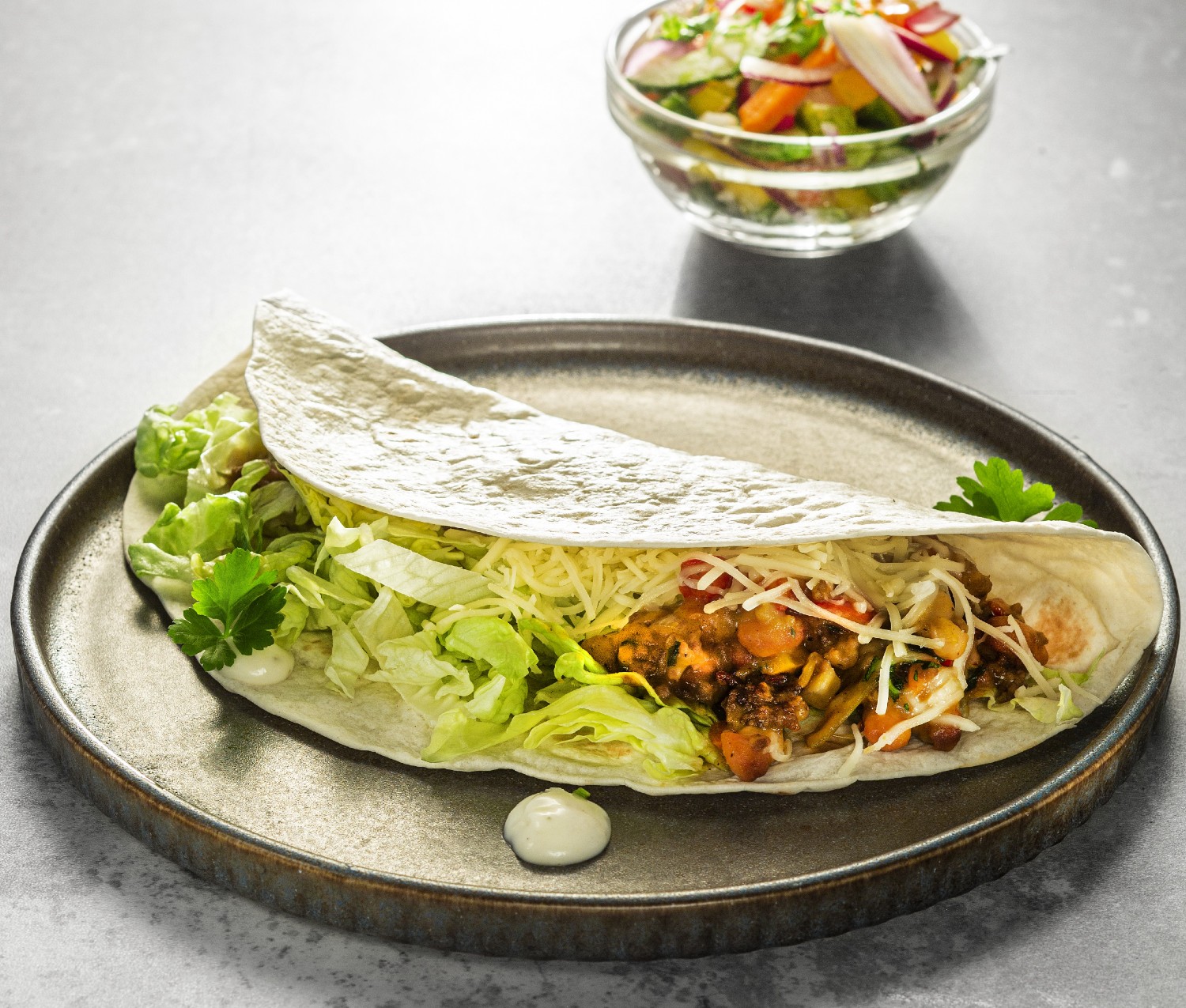 Wrap met chili Wrap met chili